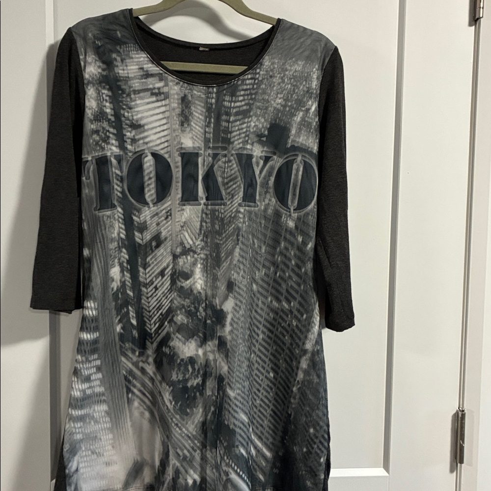 Steilmann charcoal tunic -medium